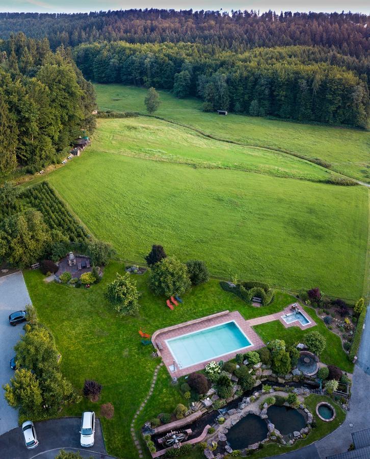 Pension An Der Kahlquelle Бюдинген Экстерьер фото